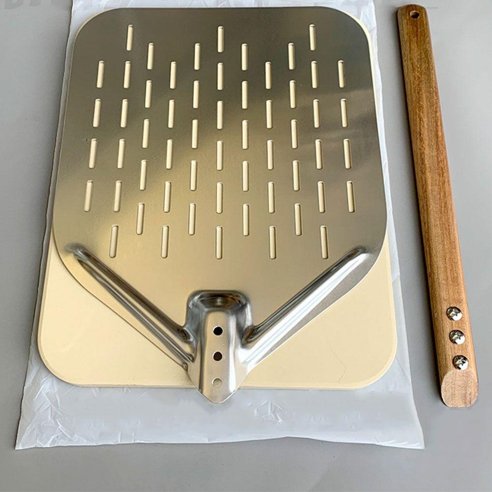 Professional Pizza Paddle Hollowing Out Pizza Peel Lightweight Pizza Shovel Baking Tools
