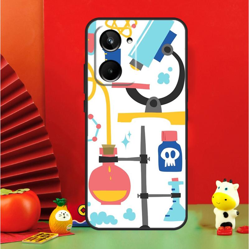 Vintage Chemistry Laboratory For Realme 15 Pro GT7 GT6 10 11 12 13 14 Pro Plus C65 C67 C63 C61 C51 C53 C35 C75 C55 Case