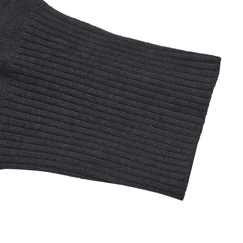 2026 Fall Womens Vintage Knit Cardigan Casual Button Front Split Long Sleeve Sweater With Scarf