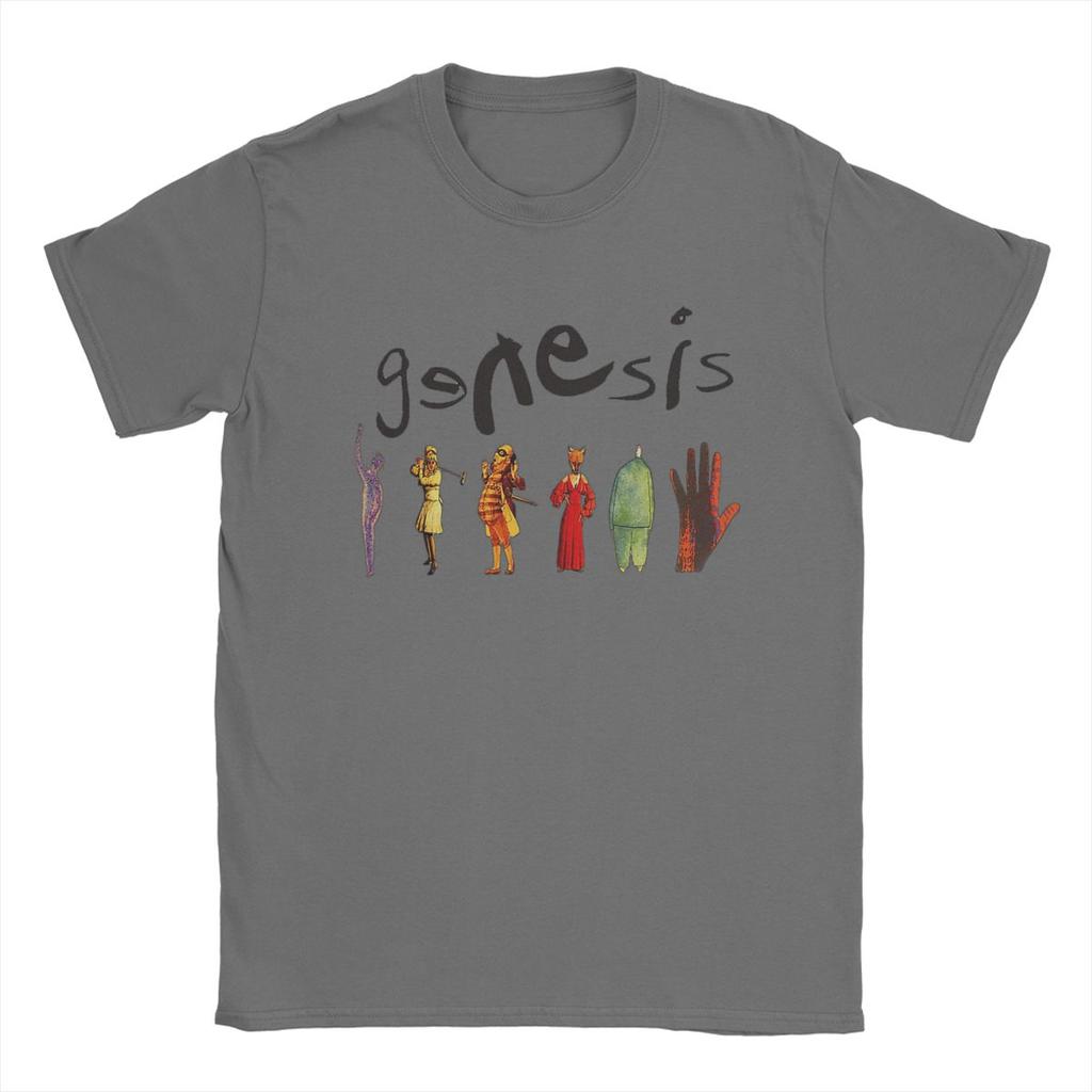 Genesis Band T Shirt for Men Cotton Creative T-Shirts Crewneck Tees Short Sleeve Tops 4XL 5XL