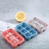 1/3pcs Big Ice Tray Ice Cube Mold Square Shape Ice Cream Maker Tray for Whiskey Cocktails DIY with Lid Silicone Kitchen Tools
