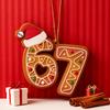 Christmas 67 Acrylic Ornament Funny 67 Meme Hangning Ornament Six Seven Gingerbread Christmas Tree Decoration Gift for Teens Kids Family Friends