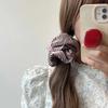 Korean Style Large Scrunchies Solid Color Elastic Hair Bands Women Hair Rope Ties Ponytail Holder Rubber Bands Hair Accessories