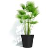 Pot de fleurs - GARDEN ID - Green Care Sense Noir-Anthracite - 40 x 34 cm - Garantie de 10 ans - 100% recyclé - Résistance UV et gel