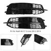 2X Car Front Bumper Fog Light Grilles For  A6 C7 S-Line 2012-2014