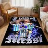 Argentina's Messi Celebration Floor Rug Office Rug Perfect for Foyer Living Rooms Balcony Hallway Antislip Carpet Decorate Offices