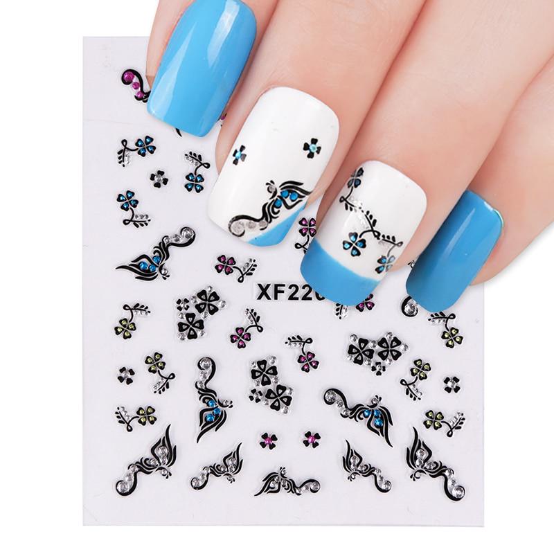 Арт наклейки для дизайна маникюра