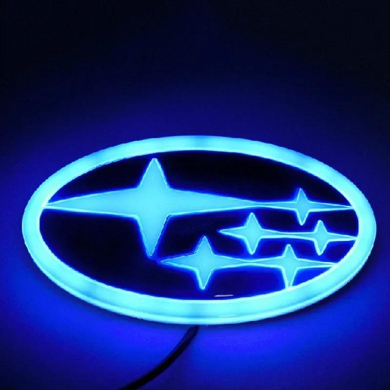 12V LED Trunk Logo Emblem Badge Light 14x7.3cm Waterproof for Subaru Forester WRX STI Outback Impreza Legacy XV BRZ Tribeca etc