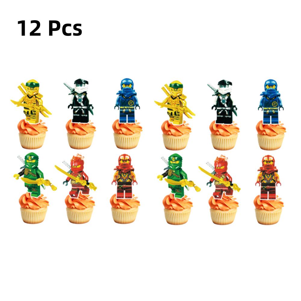 28 Pcs Ninja Party Decorations-Ninja Birthday Decorations Banner Balloons Backdrop Cake Topper etc Ninja Birthday Party Supplies