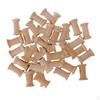 50x Wooden Empty Thread Spools for Sewing Craft Coil