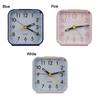Simple Battery Operated No Tick Bedside Clocks Number Clock Home Decor Alarm Clock