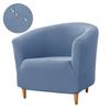 Water Repellent Club Sofa Cover Stretch Tub Chair Slipcover Solid Color Sofa Cover Couch Covers Study Bar Counter Living Room