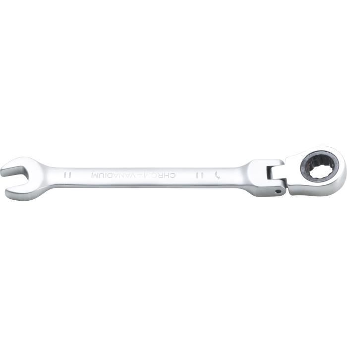 Clé Mixte À Cliquet - BGS - 11 Mm - Denture fine - Inclinaison bec 15°