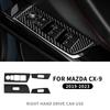 Real Carbon Fiber Sticker For Mazda CX-9 2019 2020 2025 2025 2025 RHD LHD Car Window Lift Decor Panel Interior Accessories