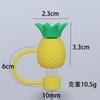 Fruit Silicone Straw Cover for Stanley Cup Accessories Straw Topper for Tumblers Straw Cap Stopper Reusable Straws Tip Lids