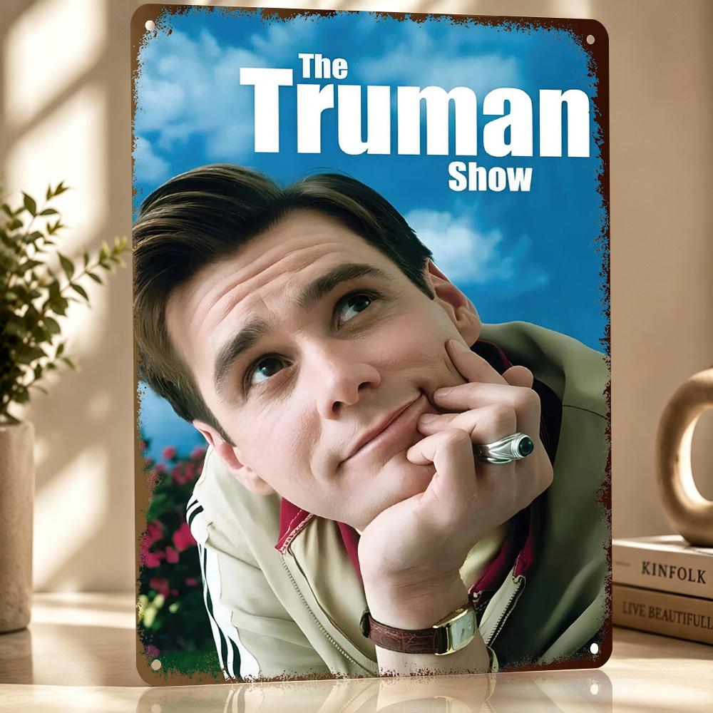 The Truman Show Movie Metal Poster Perfect Gift for Fans Lovers Customized Wall Art Metal Sign for Bathroom Decor Room Wand Deko