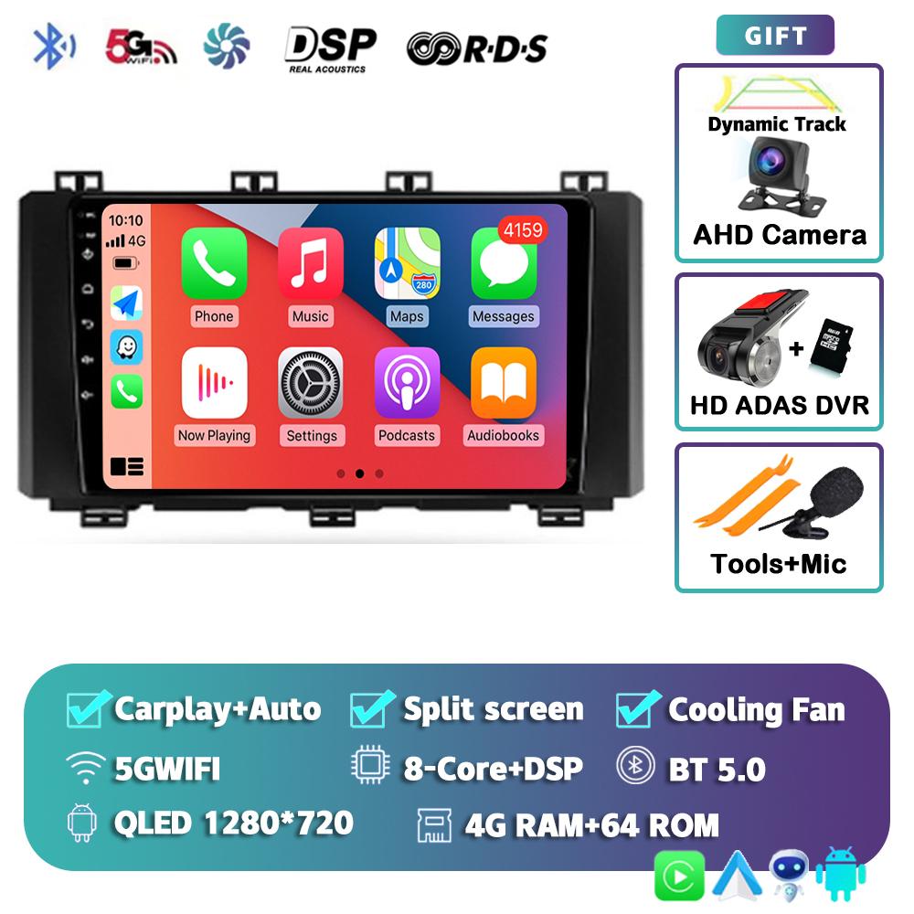 Android 14 Carplay Автомагнитола для Seat Ateca Cupra 2016-2021 WIFI+4G Мультимедийный Видеоплеер Навигация GPS 2 din DVD Стерео