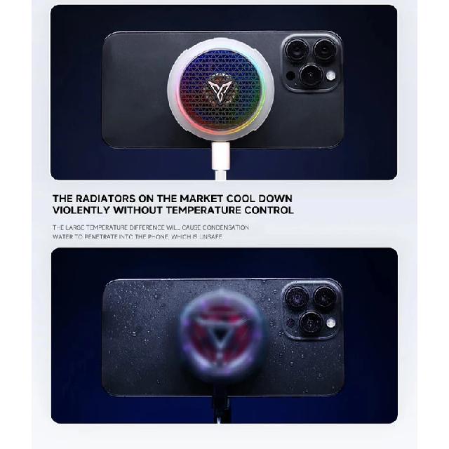 Flydigi B8X сотовый телефон кулер преобразование частоты супер рассеивание тепла магнитный радиатор RGB свет для iPhone Ipad Android