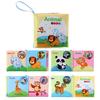 Soft Cloth Book For Early Education Of English Animals And Transportation