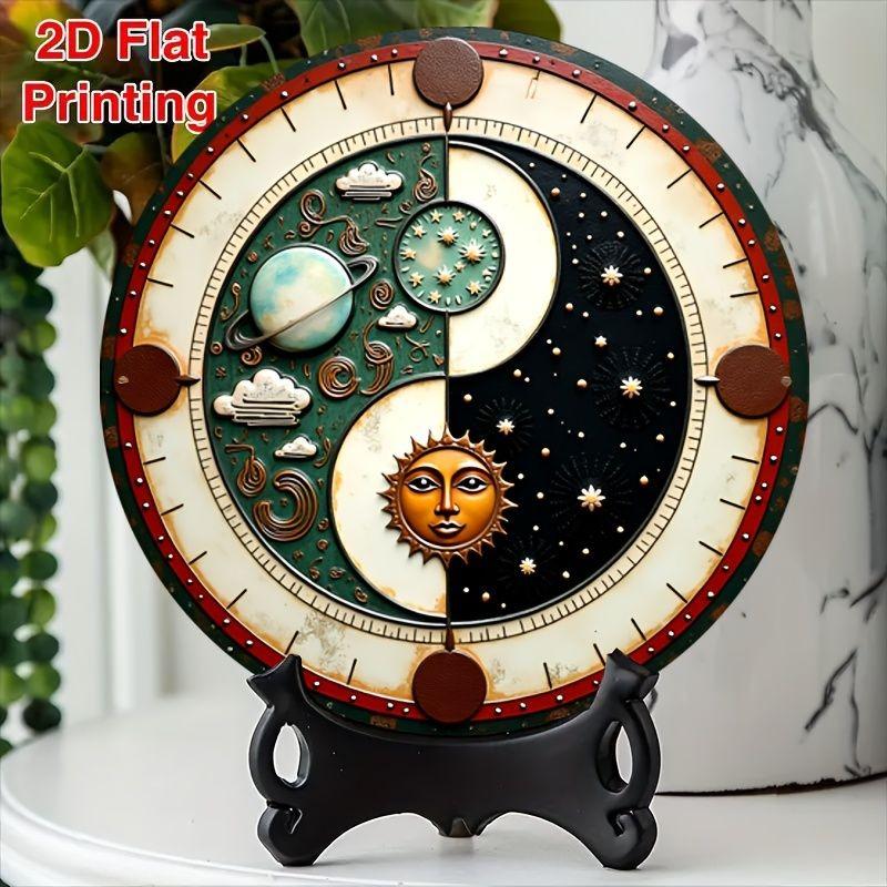 Металлическое настенное искусство Инь-Ян для дома, гостиной, пространства для медитации