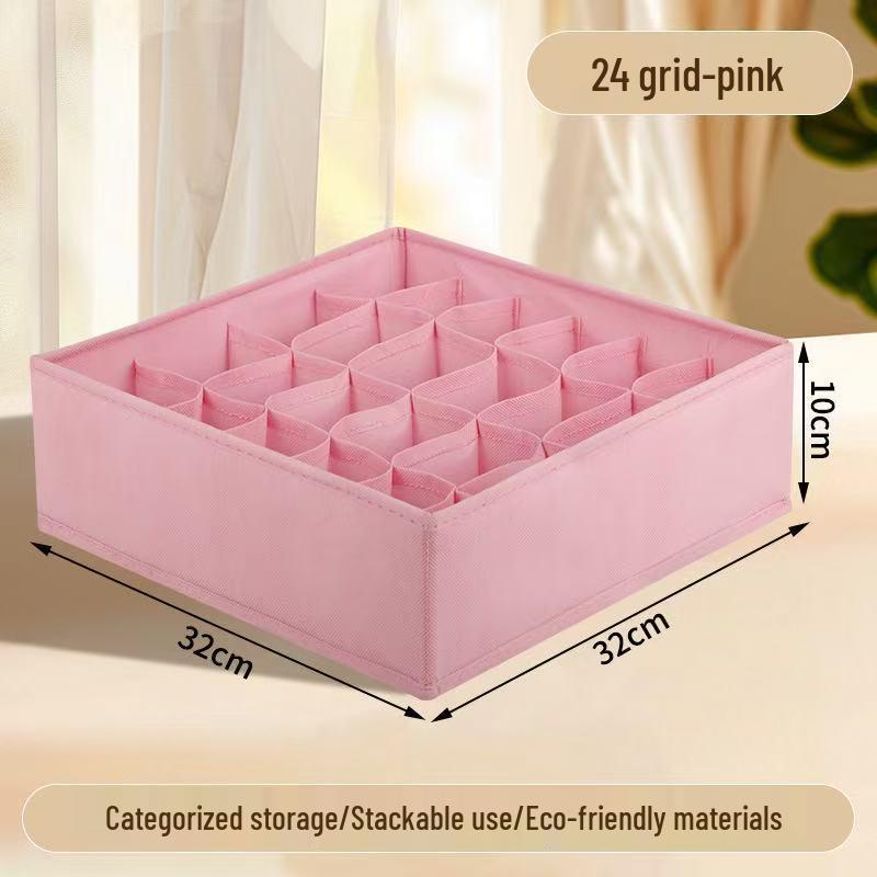 Складной ящик для хранения нижнего белья и носков с разделителями – Органайзер для ящика для бюстгальтеров и трусиков