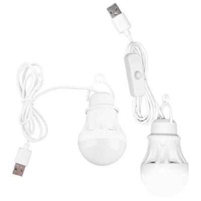 Светодиодный фонарь Портативный кемпинговый Мини-лампочка 5В Питание от USB Книжная лампа Лампа для чтения