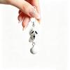 Cross-border new Halloween three-dimensional keychain funny skeleton ghost pumpkin personalized bag pendant mobile phone chain