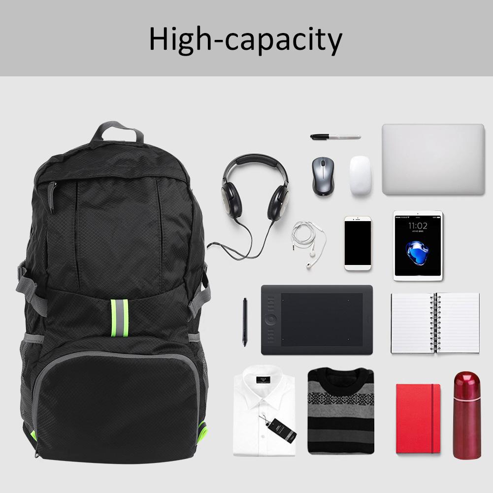 35L Waterproof Backpack Outdoor Lightweight Foldable Nylon Bag for Climbing Travel