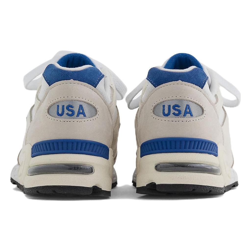 New Balance Бело-синие кроссовки унисекс Teddy Santis x 990v2 Made in USA M990WB2