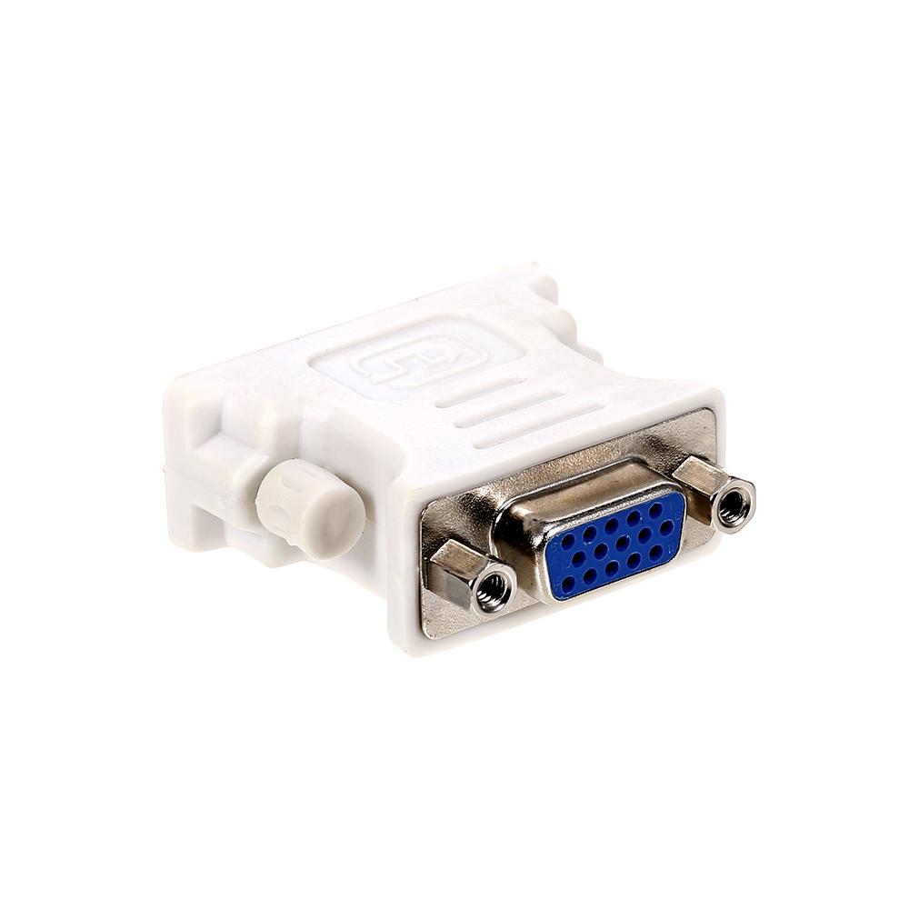 Адаптер DVI - VGA DVI(24 + 1) Адаптер-конвертер «Папа» на VGA «Мама» для настольного компьютера, ноутбука, монитора, проектора
