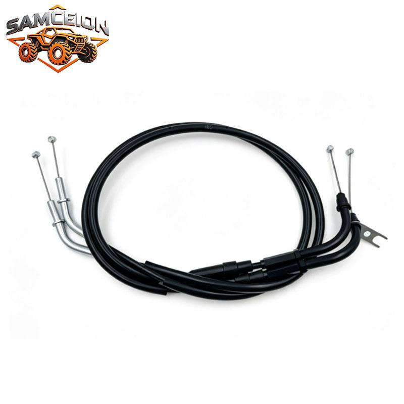 Motorcycle Throttle Cable Fuel Return Wire For KAWASAKI Z1000-ZR1000 2003-2009 Z750-ZR750L 2007-2010,ATV Quad Parts