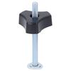 5pcs Sturdy Miter T-Track Jig Threaded Bolt Track Accessories  For Mower Deck