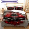 3pcs Warhammer 40k Bedding Set Duvet Cover Closure Includes 1 Duvet Cover & 2 Pillowcases, Soft and Comfortable for All Seasons.