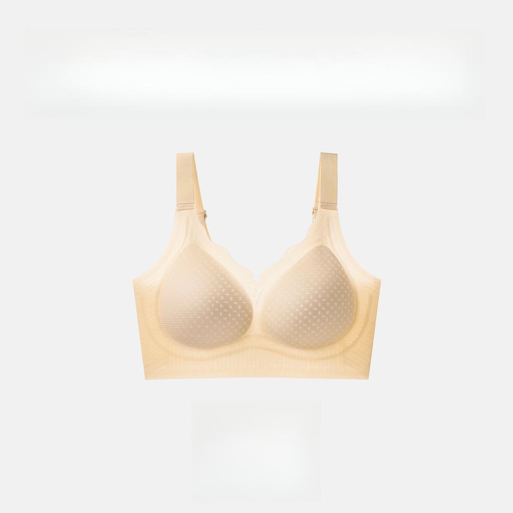 Тонкий дышащий бюстгальтер Женское удобное нижнее белье больших размеров Женский бюстгальтер с эффектом пуш-ап без косточек Дышащий бюстгальтер без косточек