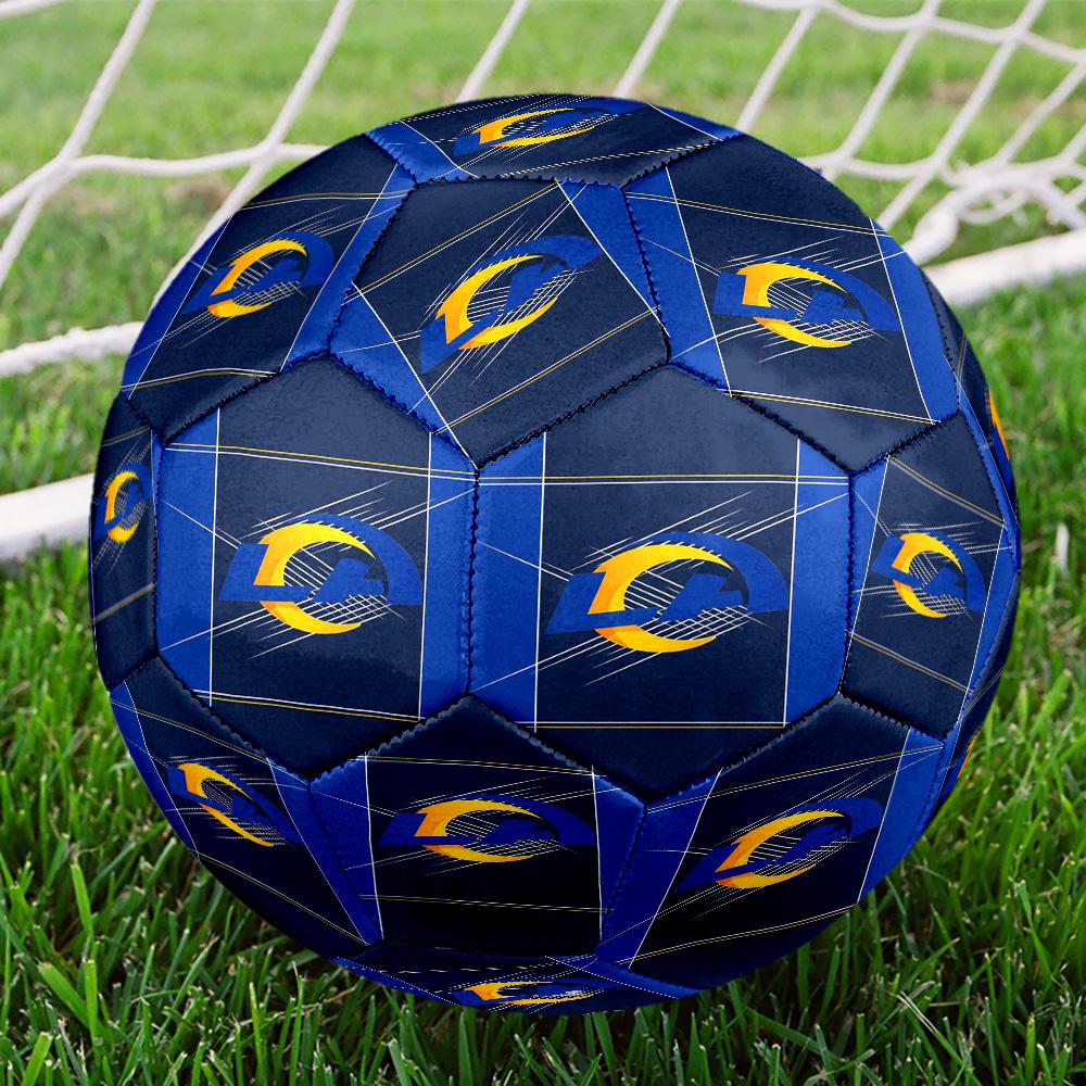Angeles Rams Team  Size 5 Soccer Balls, High-Quality, Anti-Slip, Protective Football, a Unique Gift Suitable for Birthdays, Christmas