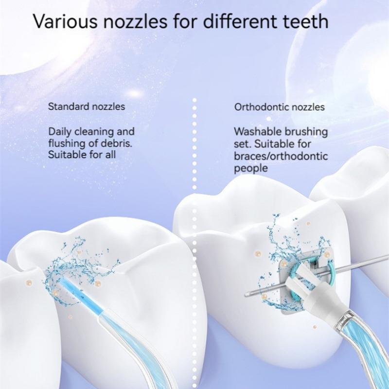Новый USB портативный ирригатор для полости рта с водяной нитью, ирригатор для полости рта, 230 мл, 4 насадки, машина для чистки зубов и полости рта