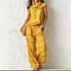 HNXC Women's Fashion Casual Sleeveless Pants Suits Classic Exquisite