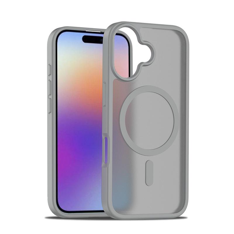 Магнитный матовый чехол для iPhone 17, Совместим с моделями iPhone 13, 14, 15, 16, 17
