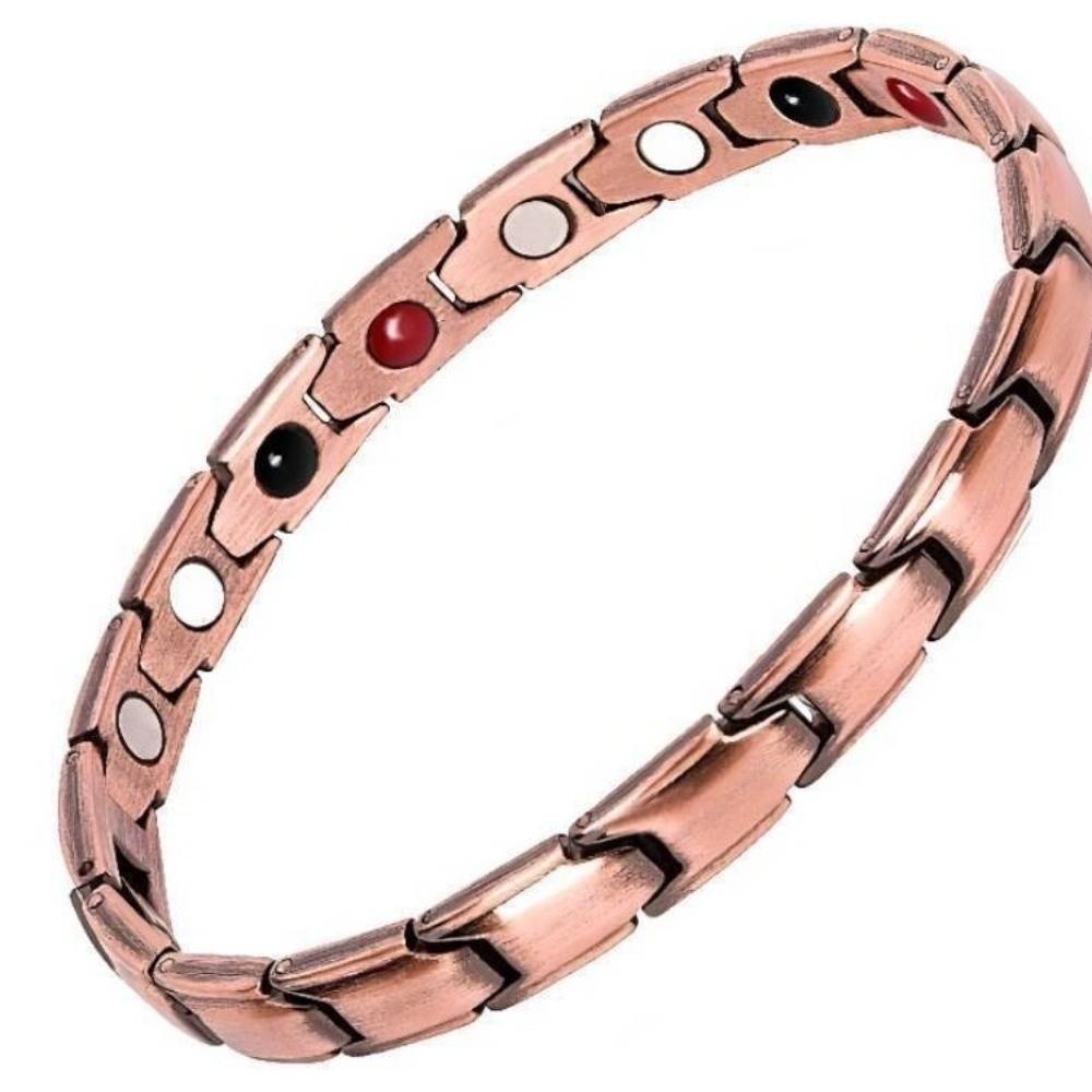 Stainless Steel Stainless Steel Bracelet Retro Magnetic Link Chain Magnet Couple Bracelets  Home