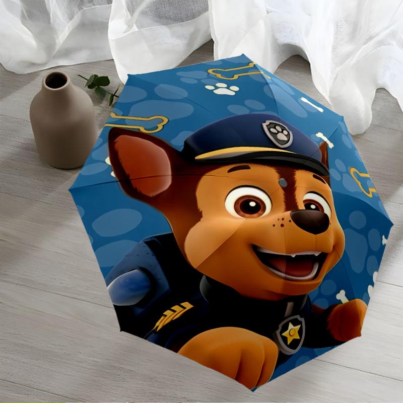 PAW Patrol Theme Automatic Umbrella, Lightweight & Portable, 8 Rib, Perfect for Outdoor Travel, Birthdays, Christmas, Gifts.