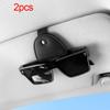 2pcs Magnetic Car Glasses Clip Stable Automotive Hanger Multifunction Car Sun Visor Clip  Visor