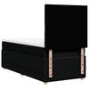 Box Spring Bed with Mattress Black 80 x 200 cm Fabric
