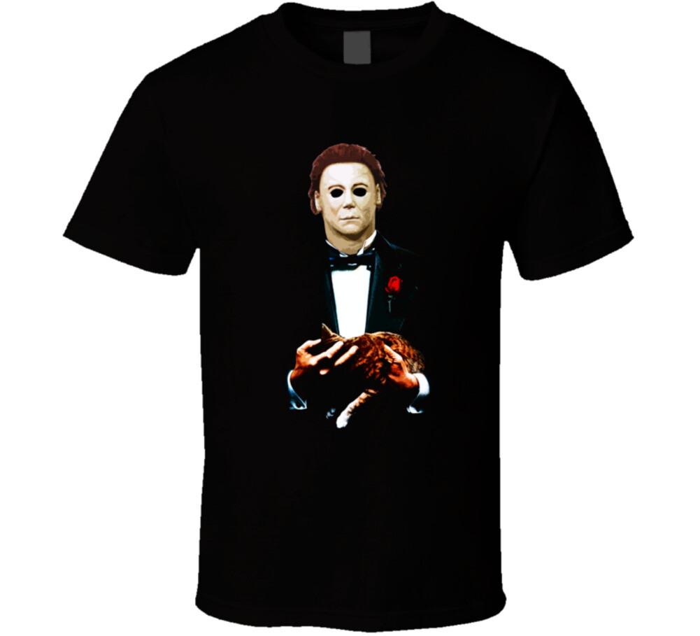 Michael Myers Corleone Godfather Halloween Parody Funny Fan Movie T Shirt