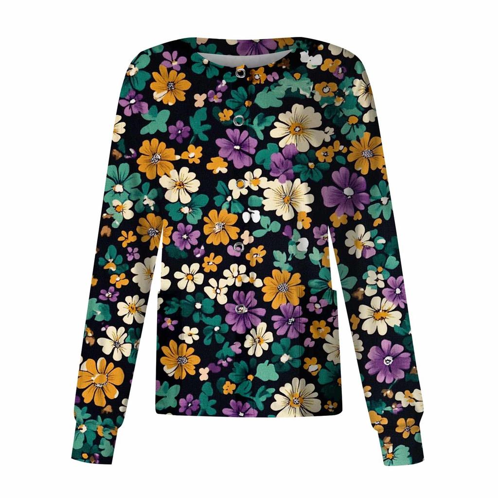 Женский однобортный защитный комбинезон с длинным рукавом и карманом, рабочий воротник-стойка, кардиган, куртка, топ