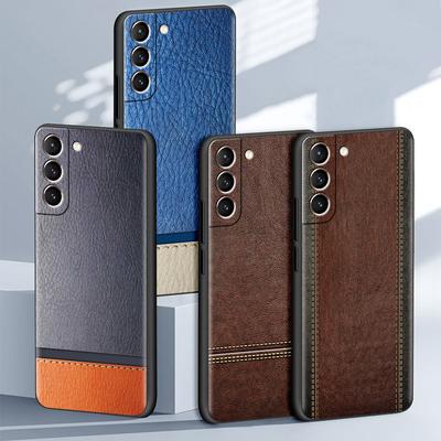 Роскошный кожаный чехол для Samsung Galaxy S22 S21 Ultra S20 FE S10 S9 S8 Plus Note 20 10 Lite, черный мягкий чехол для телефона