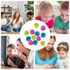 12 шт. Набор для игры в конги Металлические бусины внутри Конги Камешки Джекстоун Набор Китайская традиционная игрушка для упражнений для пальцев Яркий цвет