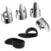 6-Piece Adjustable Finger Thumb Pick Set, Banjo Finger Pick Set, Guitar and Bass Accessories for Musical Instruments