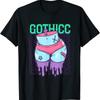 Готичная Пастельная Готика Жуткая Пышная Попа Готическая Личность Футболка