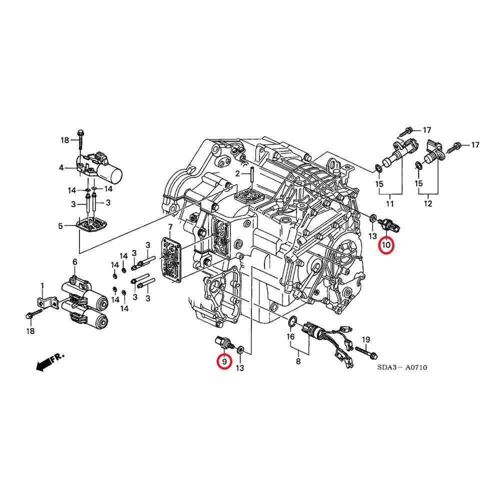 Датчик переключателя давления трансмиссии для Honda Acura 28600-P6H-003 28600-RCL-013