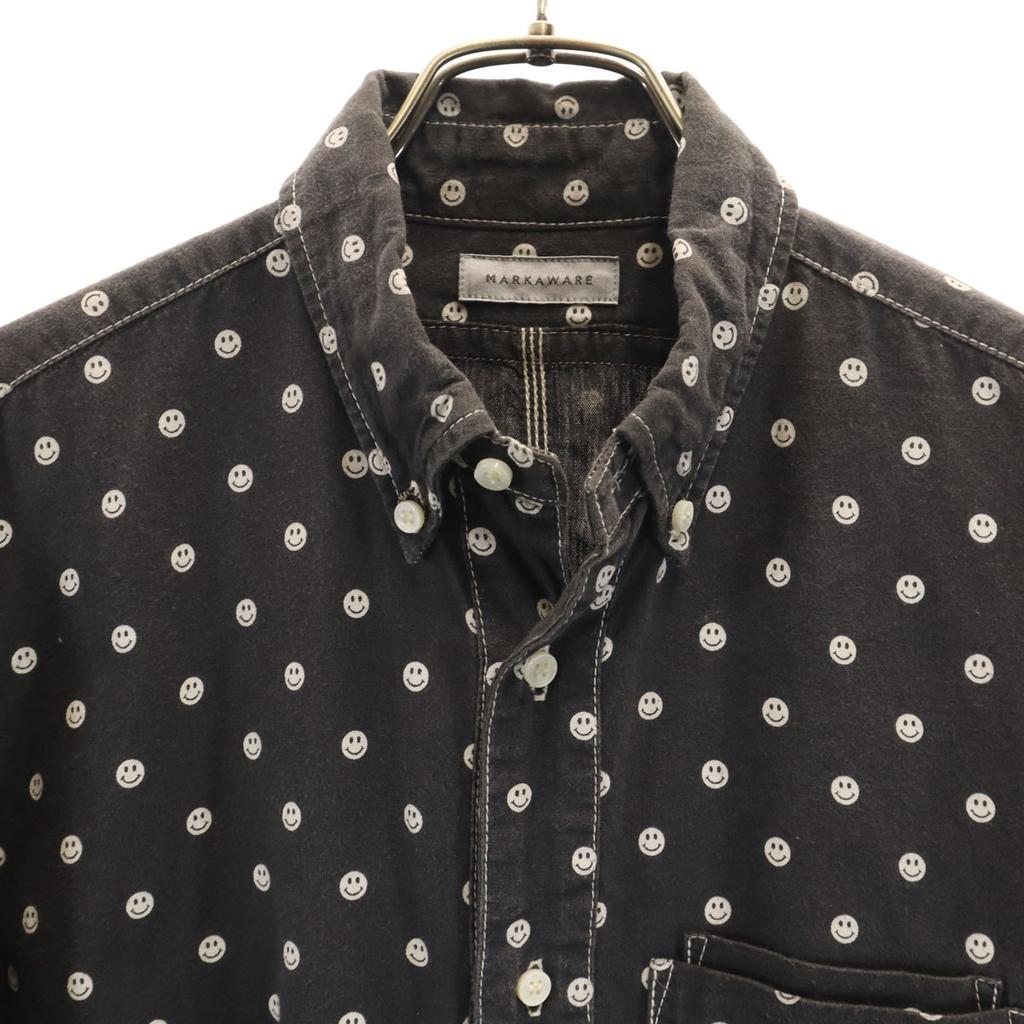 markaware made in Japan Nico-chan Dot Pattern Long sleeve Button down shirt Men's Used